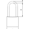 Навісний замок ISEO Iustus P00030467 (довга скоба)